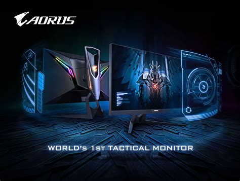 The Gigabyte Aorus Cv F Is The Worlds First Tactical Gaming Monitor