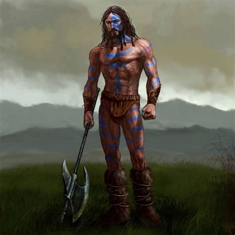 Stammeskrieger By Miguel Ligero On Deviantart Pictish Warrior Celtic