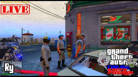 LIVE GTA 5 Kuffs FiveM VRP Police Roleplay San Andreas Highway Patrol