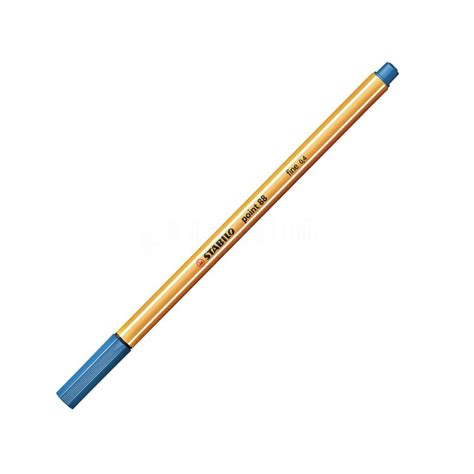 Stylo STABILO Point 88 Fine bleu moyen Stylos à bille feutres