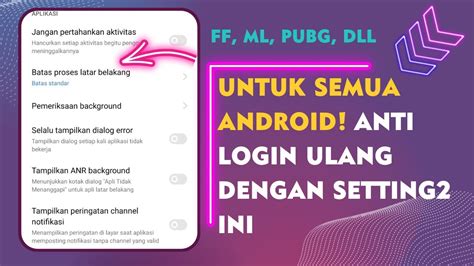 GAME RELOG LOGIN ULANG SAAT KELUAR GAME SEMENTARA INI CARA