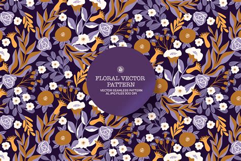 Floral Vector Pattern on Behance