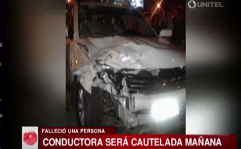 Cautelar N A La Conductora Involucrada En Accidente Seguido De Muerte