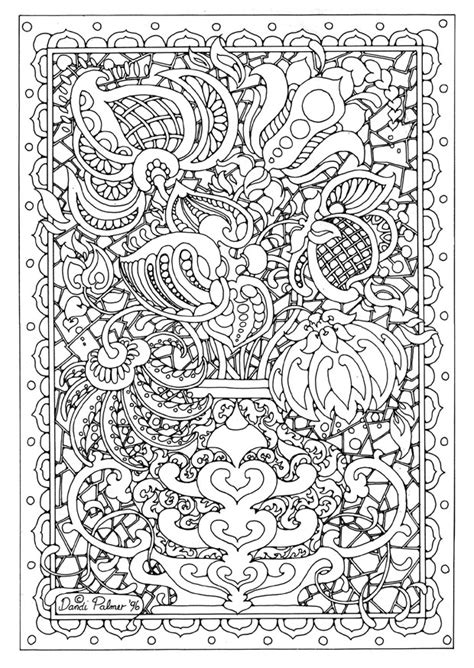 Detailed Flower Coloring Pages - Flower Coloring Page