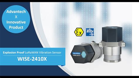 WISE 2410X Explosion Proof LoRaWAN Smart Vibration Sensor Advantech