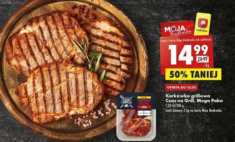 Promocja Czas na Grill Karkówka grillowa 1kg Biedronka