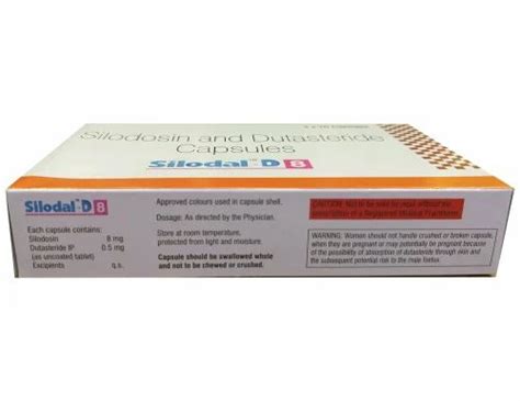 Silodal D8 Silodosin And Dutasteride Capsules At Rs 315 Box Silodosin