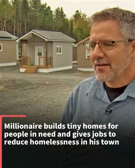 Millionaire Builds Tiny Homes Gives Jobs To Cut Homelessness