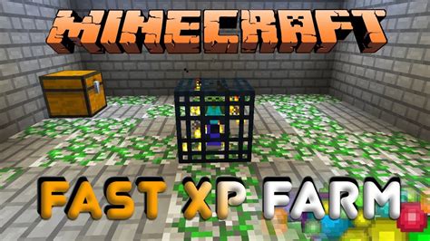 Minecraft Fast Xp Farm Mob Spawner Youtube