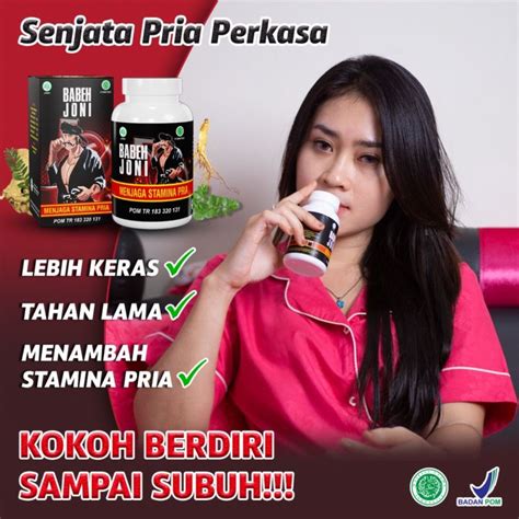 Obat Penambah Hormon Testosteron Resmi Bpom Babeh Joni Green Turban