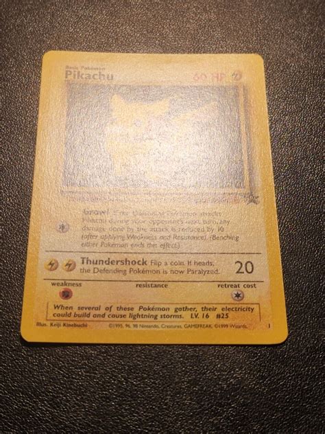 Mavin Pokémon TCG Pikachu Wizards Black Star Promos 1 Regular Promo