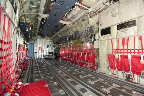 C-17 Globemaster Jet Interior Stock Image - Image of army, plane: 2318811