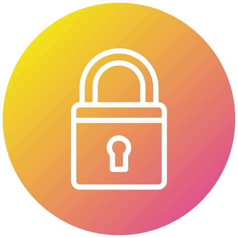 Premium Vector Padlock Vector Icon Design Illustration