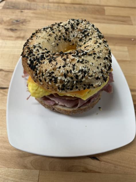 Corned Beef Egg And Cheese Bagel Lehmans Deli