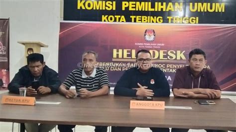 Kpu Tebing Tinggi Buka Pendaftaran Badan Adhoc Ppk Kecamatan Ini