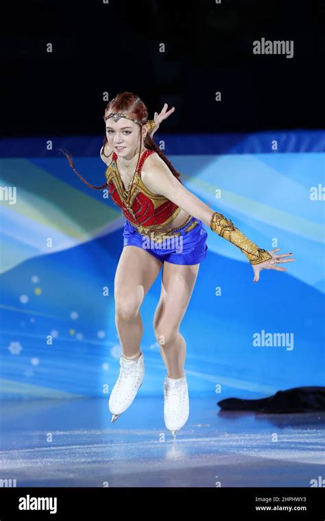 Pekín China 20th Feb 2022 Alexandra Trusova ROC Patinaje de