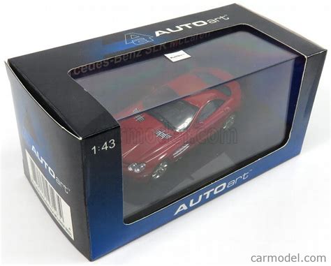 AUTOART 56123 Scale 1 43 MERCEDES BENZ SLR MCLAREN 2003 RED MET