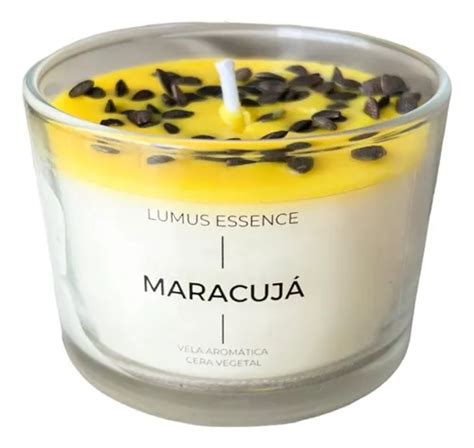 Vela Aromática De Maracujá 120gr MercadoLivre