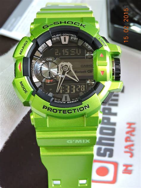 Live Photos G Shock G Mix Gba 400 3b Green Version