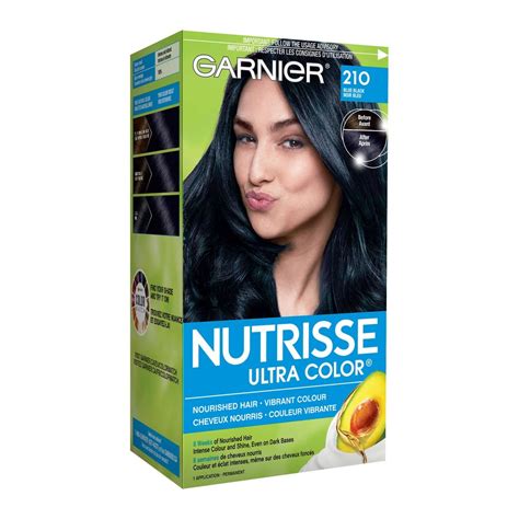 Nutrisse Ultra Color 210 Blue Black Hair Dye Garnier Ca