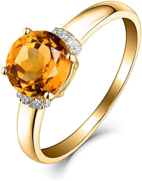 Daesar Bague Mariage Femme Or Jaune K Bagues De Fian Ailles Femmes