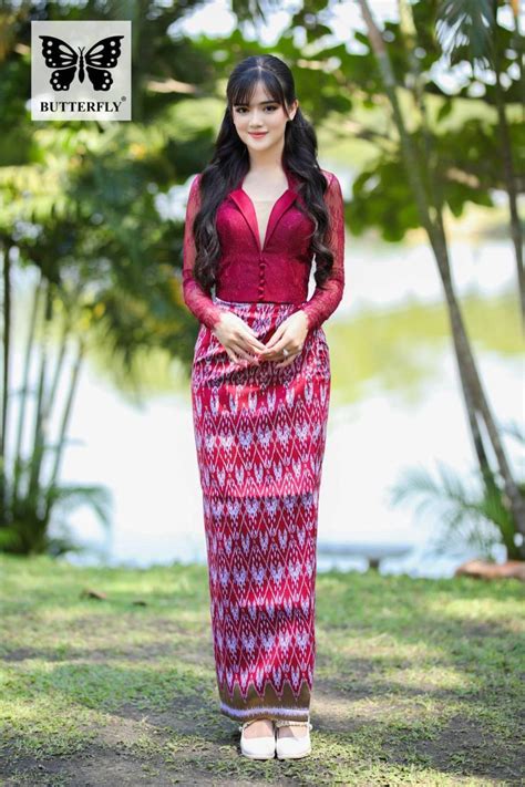 Pin By Vigorous Gal On Myanmar Dress In Myanmar Dress Design