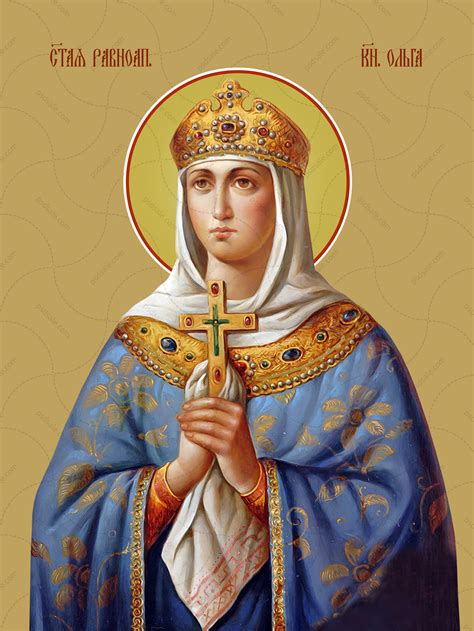 Buy The Image Of Icon Olga The Holy Princess Equal To The Apostles