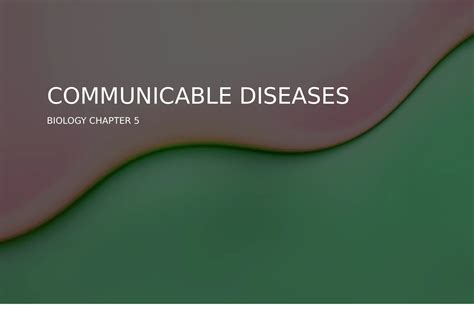 Summary AQA GCSE Biology Triple Communicable Diseases Biology