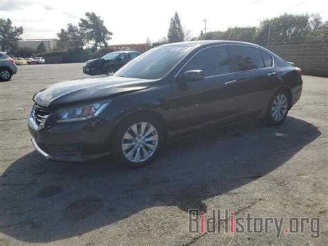 Report 1HGCR2F80EA244794 HONDA ACCORD 2014 BLACK GAS - price and damage ...