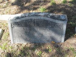 PFC William Thomas Witt 1912 1942 Mémorial Find a Grave