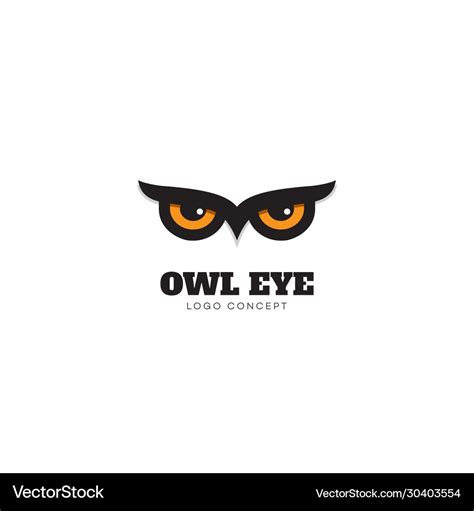 Owl Eye Logo Royalty Free Vector Image VectorStock