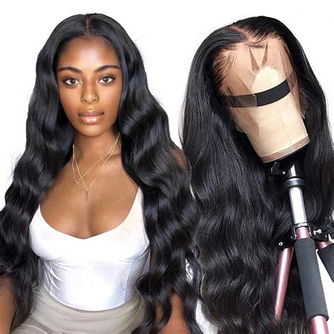 Brazilian Virgin Hair X Lace Wig Density Natural Color