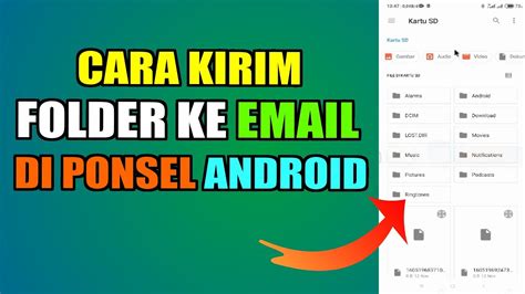 Cara Kirim Folder Ke Email Di Android YouTube