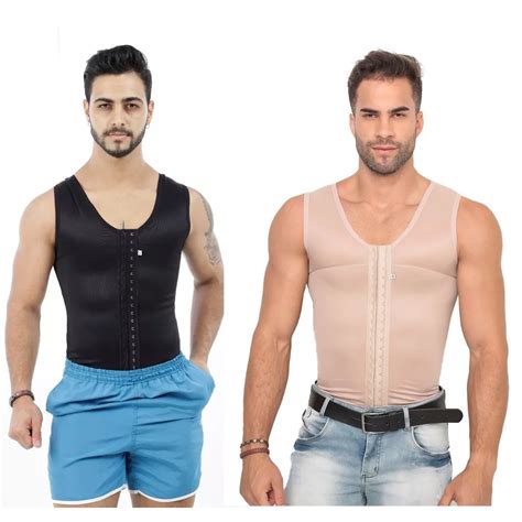 Cinta Modeladora Masculina Diminuir Barriga Corretor Postura Colete