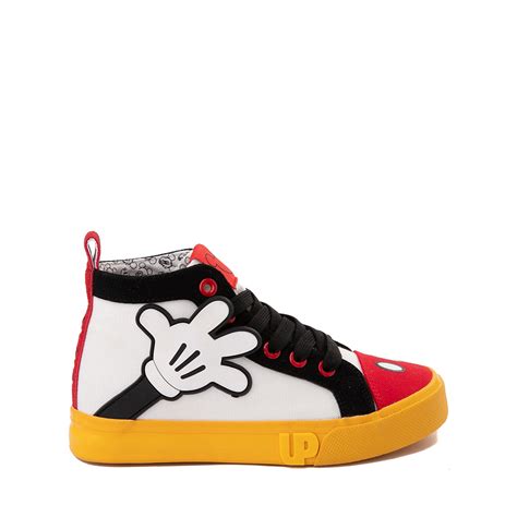 Ground Up Disney Mickey Mouse Hi Sneaker Little Kid Big Kid White