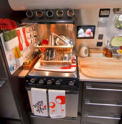 Rv Kitchen Storage Design Ideas 14 Camper Organization Travel