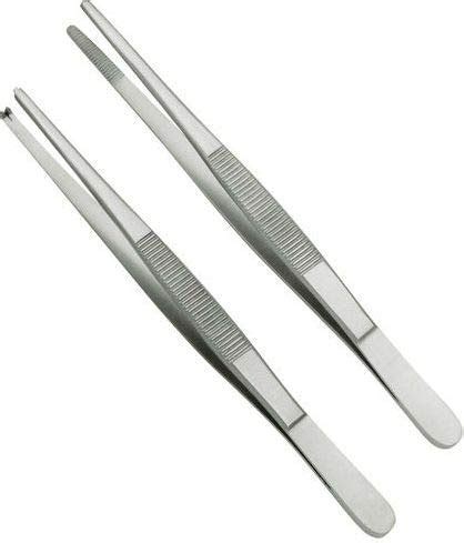 Putex Thumb Dissecting Forceps Set Of 2pcs Toothed Forceps 6 Non