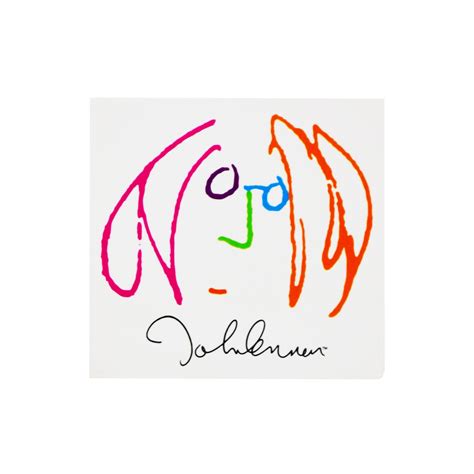 John Lennon Cartoon Sketch Magnet Swag | Loudtrax