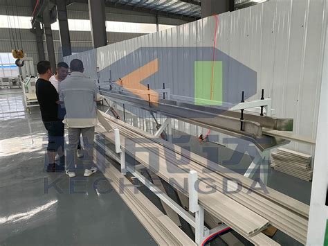 Upvc Window Profile Production Line Wpc Pvc Door Profile Manufacturing