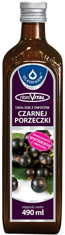 Oleofarm RibesVital Sok Z Czarnej Porzeczki 100 490 Ml Dr Max Drogeria