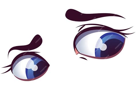 Free PSD | Pair of eyes illustration