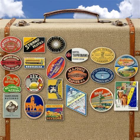 EXOTIC DESTINATIONS Vintage Travel Stickers | UKE Republic