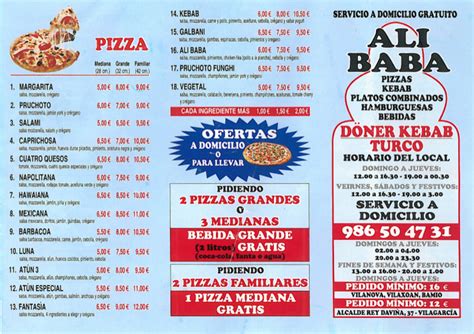 MENU ALI BABA DONER KEBAB - Ali Baba Doner Kebap