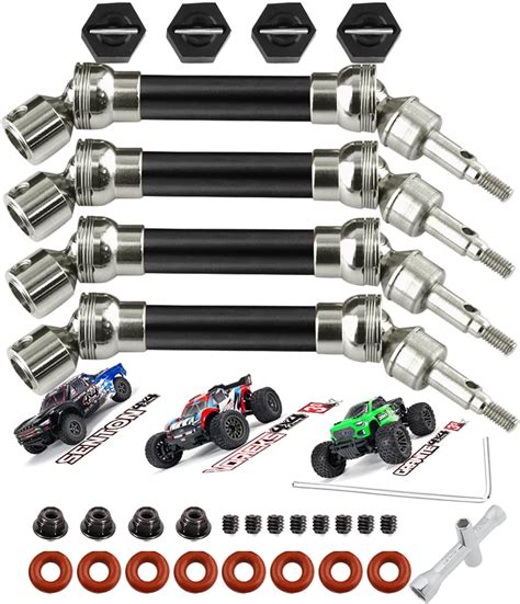 Amazon RCMYou Drive Shaft CVD Axles For 1 10 Arrma Senton Granite