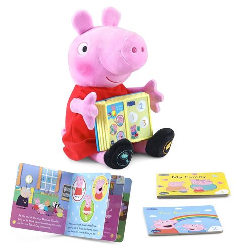 Peppa Pig Read With Me Peppa With Three Storybooks Vtech