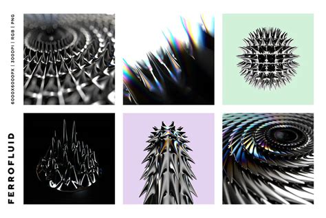 Ferrofluid Graphics by RuleByArt :: Behance