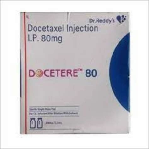 Docetaxel Taxotere Injection 80m Dr S Reddy Laboratories At 900 Vial