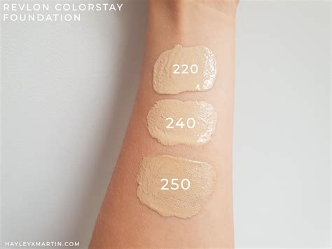 Revlon Colorstay Full Cover Foundation Swatches Domitila Ferrell