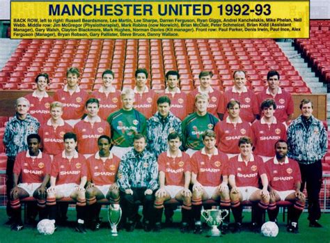 Les Maillots De La Saison 1992 93 De Manchester United