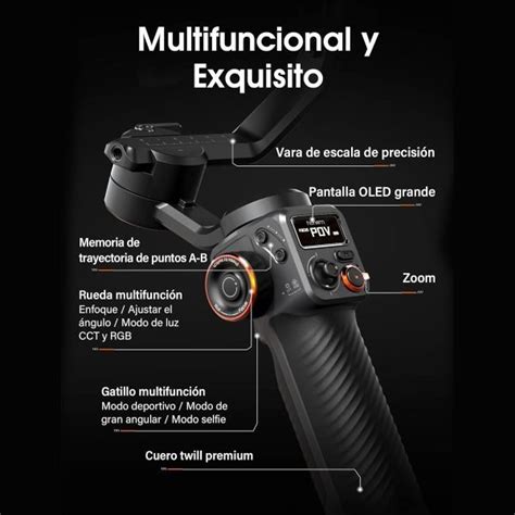 Estabilizador Gimbal Profesional Hohem iSteady M6 Kit Lookup Perú